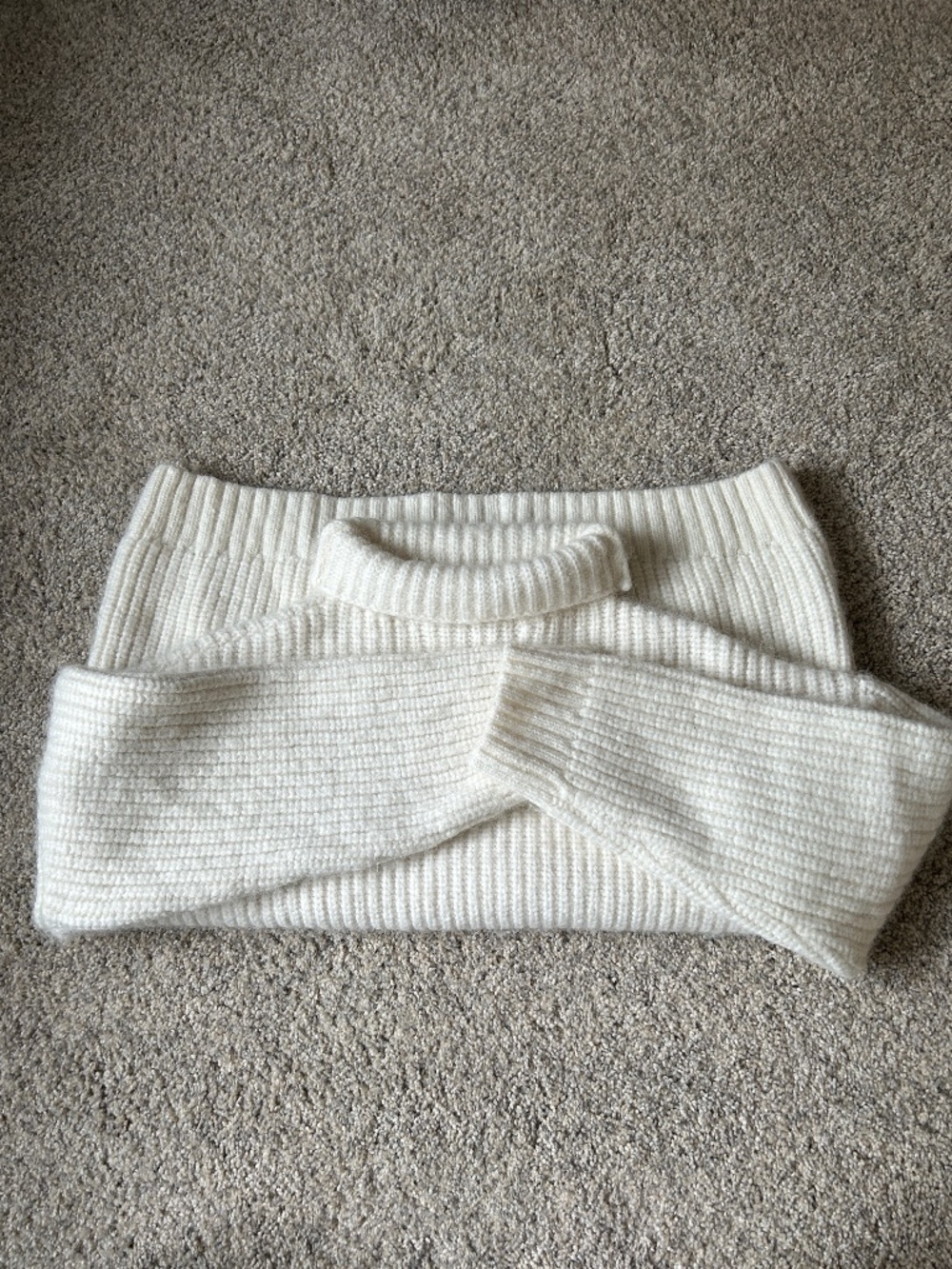 Anine Bing Cream Turtleneck Alpaca Blend Sweater Size XS